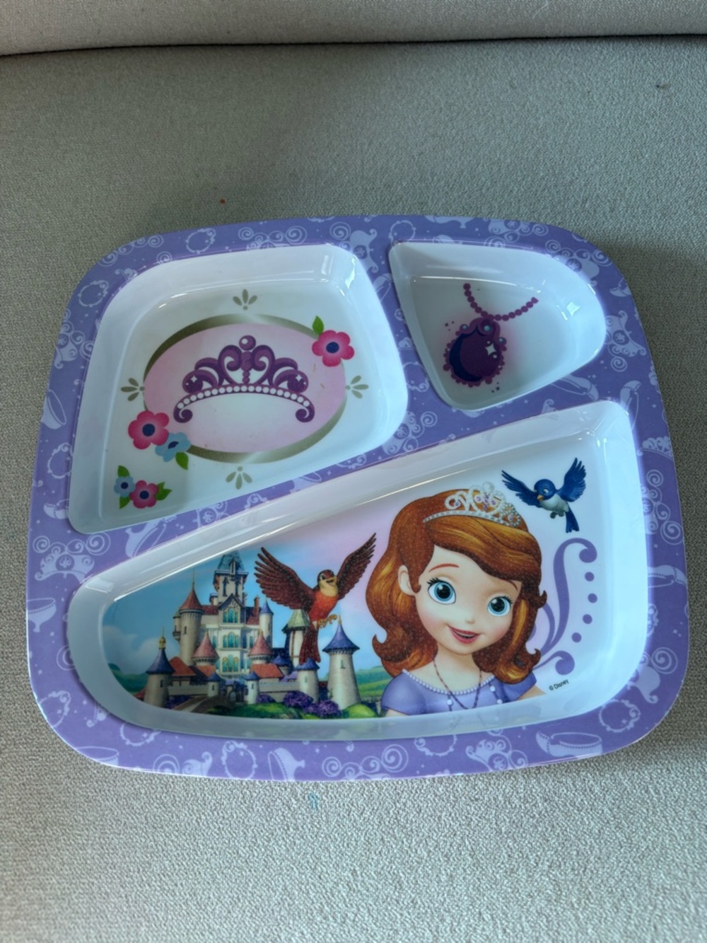 Zak Desins Sofia the First Divided Kids Plate